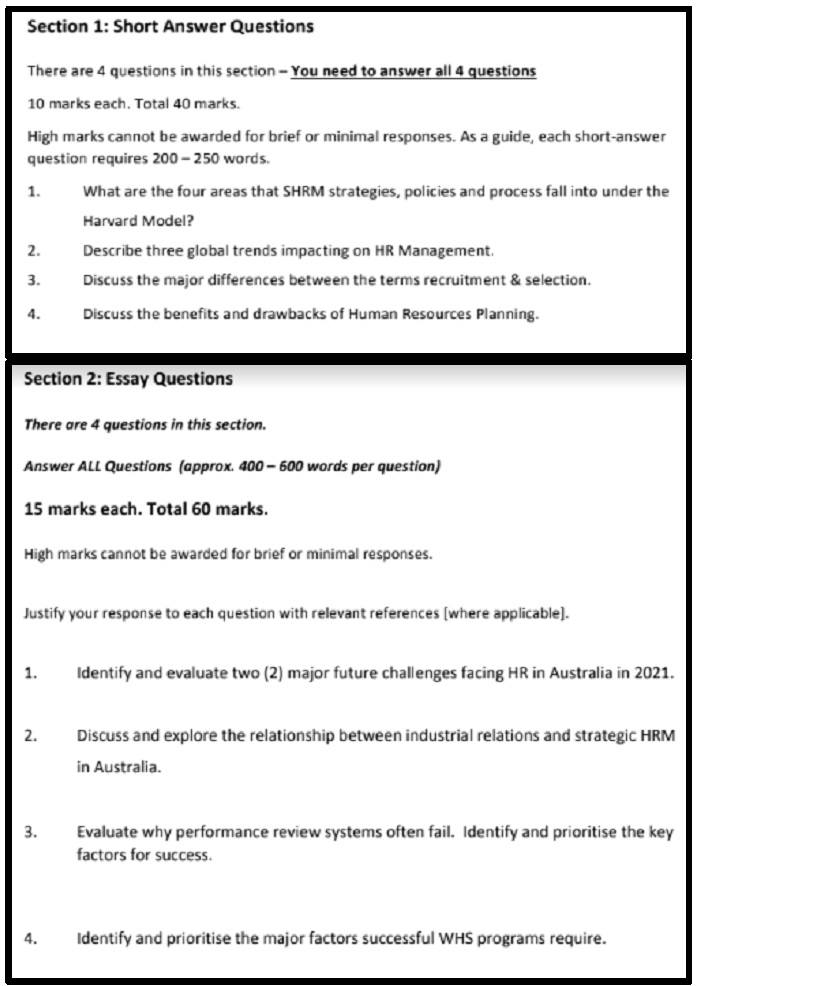 he0514 bachelor of business assessment answers sample question