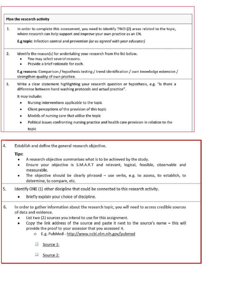 CHCPOL003 research and apply evidence to practice sample question