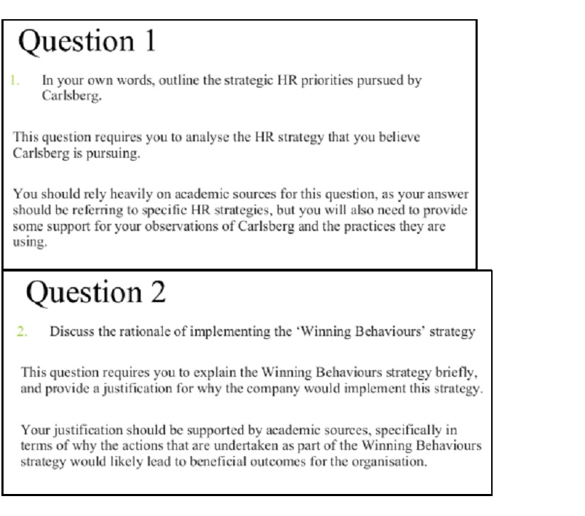 bachelor of business human resource management assignment help sample question