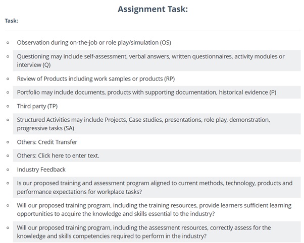 chcece003 provide care for children assessment answers sample assignment