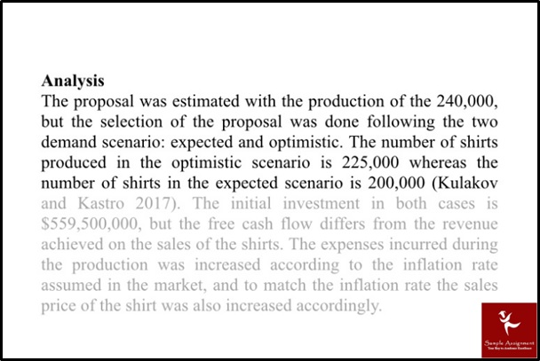 corporate valuation assignment help sample solution analysis