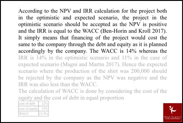 corporate valuation assignment help sample solution