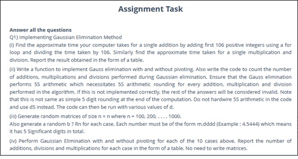 data science assignment help assignment