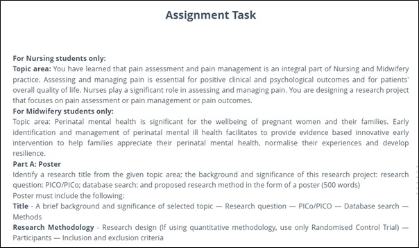 hnm722 complex midwifery care assessment answers sample assignment