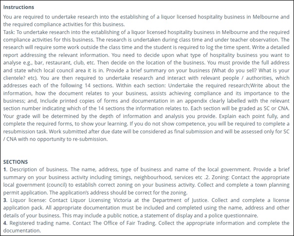 hosp1002 accommodation operations assessment answers sample assignment