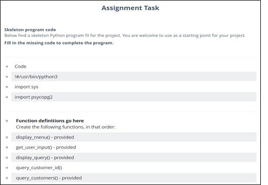 introduction to databases assignment help sample assignment