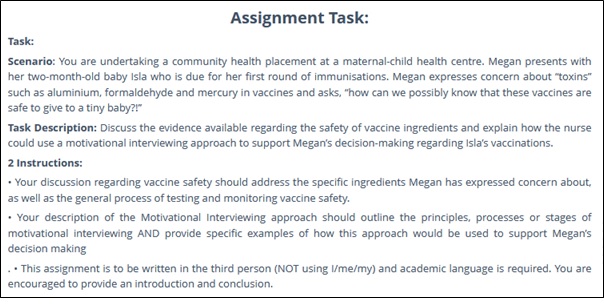 nurs5049 adolescent health nursing specialisation assessment answers sample assignment