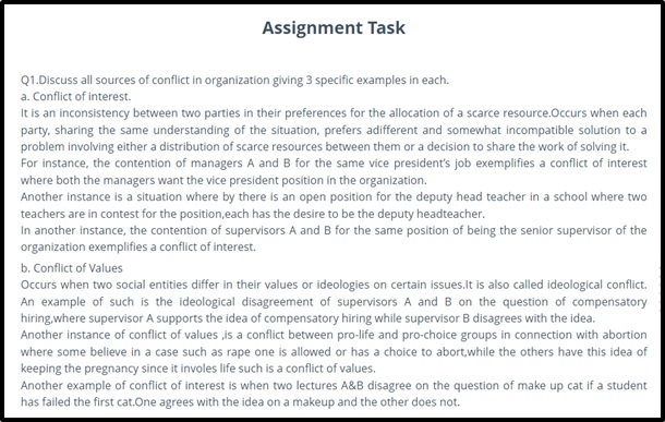 sitxcom005 manage conflict assessment answers sample assignment