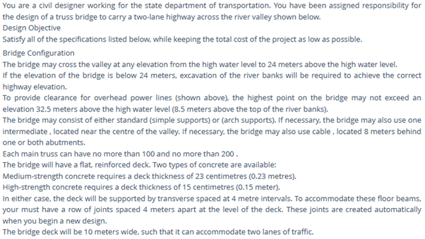 Civil Works Design Assignment Help