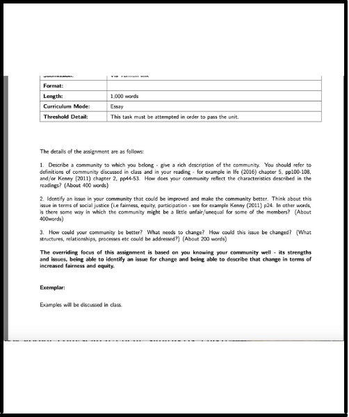 asr100 assessment answers sample assignments