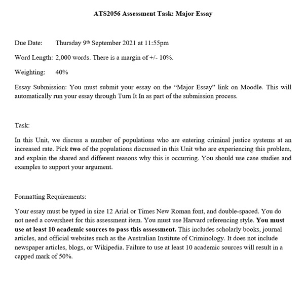 ats2056 crime and inequality assessment answer sample assignment