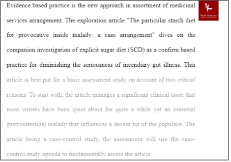 ebp107 evidence based practice assessment answer sample assignment 1