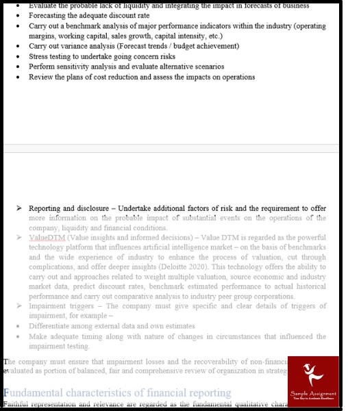 financial reporting and analysis assignment helps samples assignments