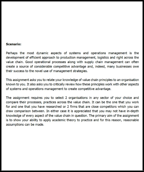 gm702 operations management assessment answers sample assignment