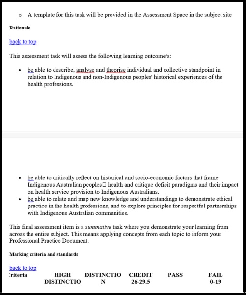 hosp1001 introduction to professional practice assessment answers sample assignments