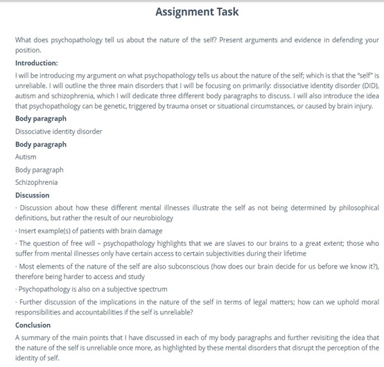 hps788 psychopathology assessment answers sample assignment