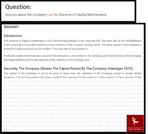 law2450 company law assessment answers approach question answer