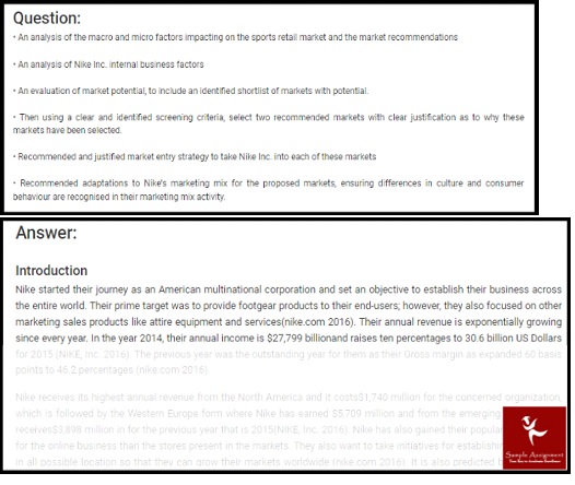 mktg5003 synergising marketing assessment answers sampl assignment