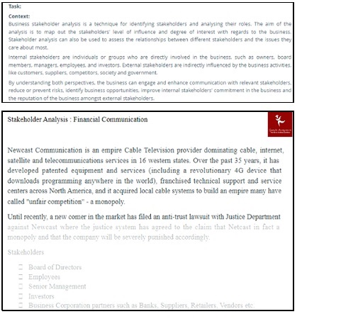 stakeholder analysis assignment help sample assignments