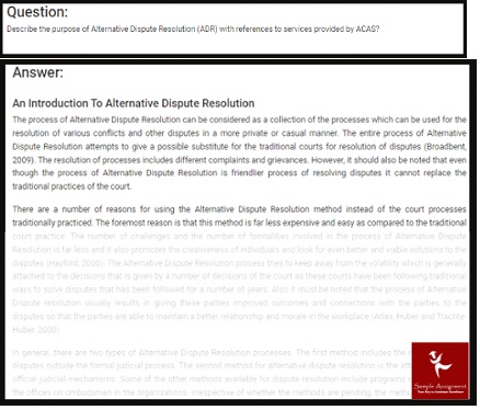 vu21917 work with conflict resolution and mediation processes within justice environments assessment answers sample assignment