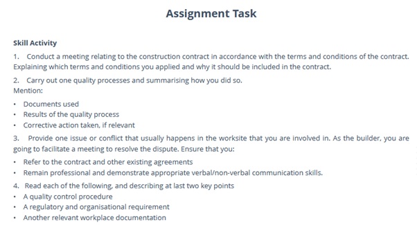 CPCCBC4008B assessment answers sample assignment