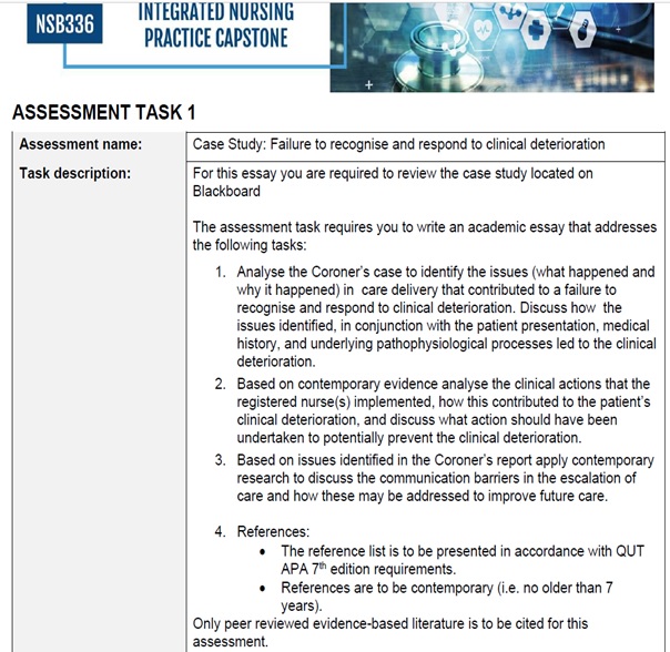 NSB336 assessment answers sample assignment