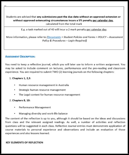 hrm622 assessment answers sample assignment2