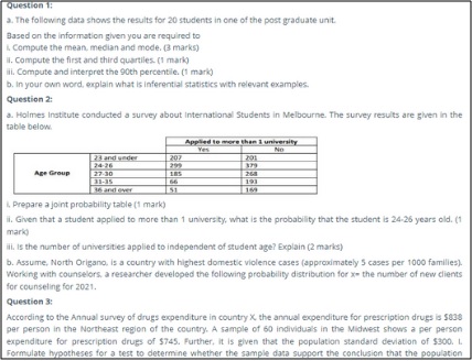 mba6204 quantitative support of decision making assessment answer sample assignment