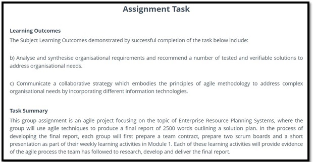 MIS100 assessment answers sample assignment