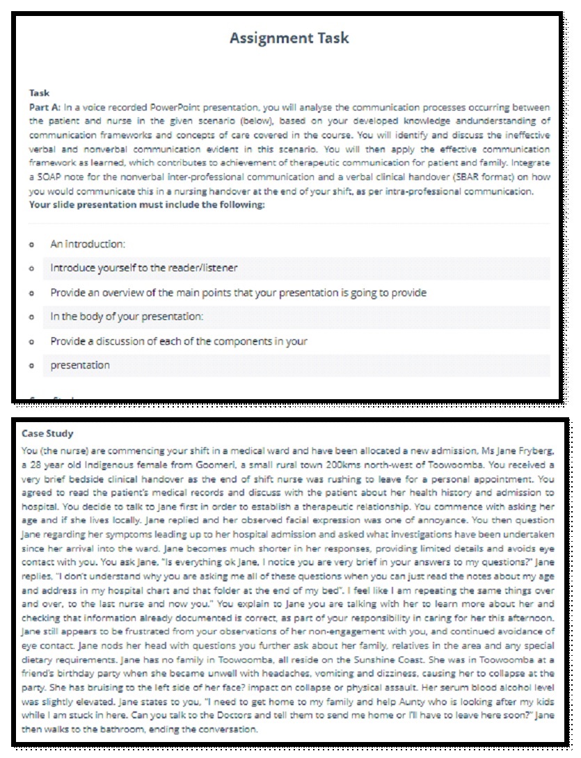 NUR1102 assessment answers sample assignment