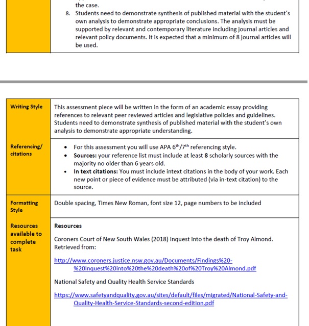 SNUG202 assessment answers sample assignment 3