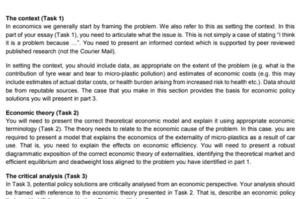 economics assignment help assignment 1