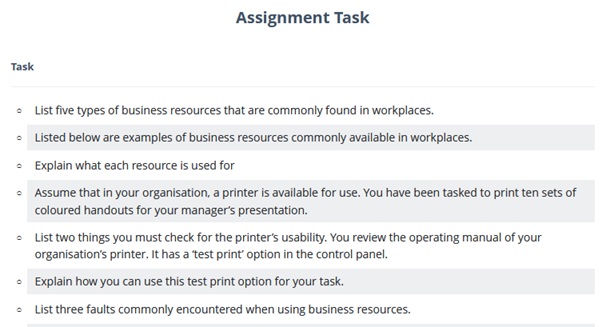 BSBOPS101 Assessment Answers 2