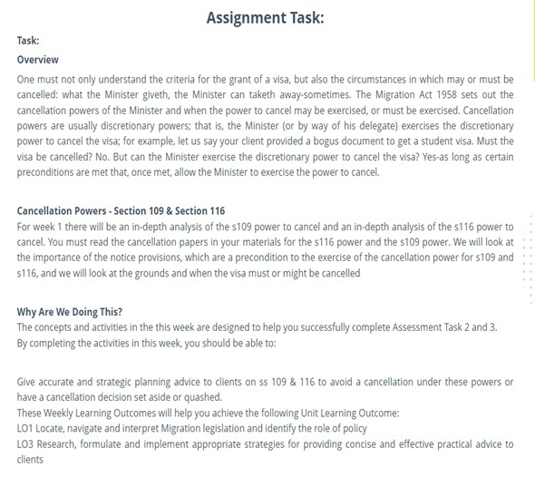 LML6003 Assessment Answers 2