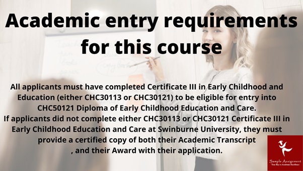 Diploma in Early Childhood Education assignment help