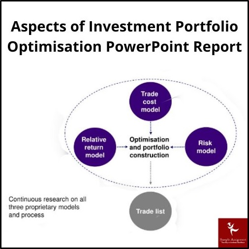 Investment Portfolio Optimisation PowerPoint Report Help