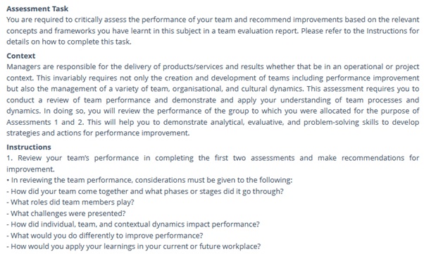 MGT600 Assessment Answers 2