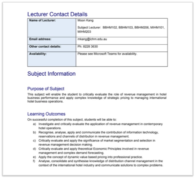 MIHM203 Assessment Answers 2