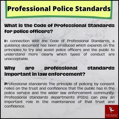 PFPR 10 Professional Police Standards Assessment Answers