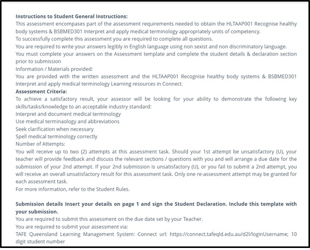 BSBMED302 assessment answers1