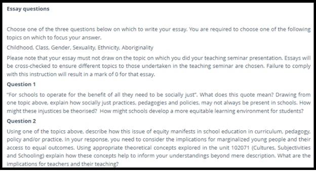 TEAC7023 assessment answers1