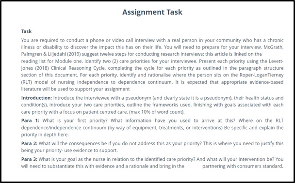 WEL203A Assessment Answers 2