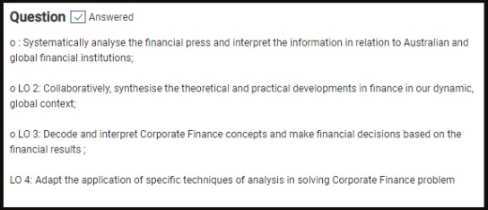 TFIN603 Assessment Answers 2