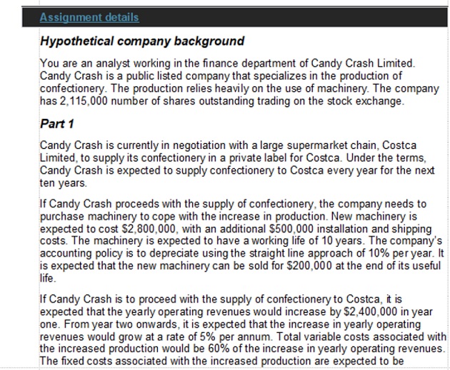 FIN80005 assessment answers 2