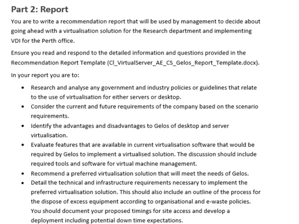 ICTNWK420 assessment answers 2