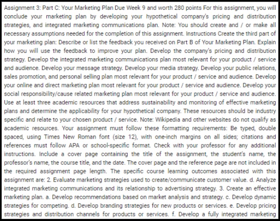 MKT203 assessment answers 2