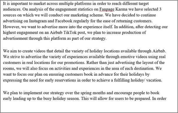 MKTG2006 assessment answers 2