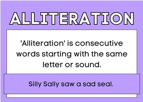 Alliteration Definition Meaning and Example