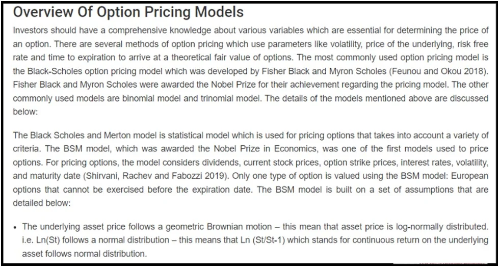 Finance assignment Sample 1