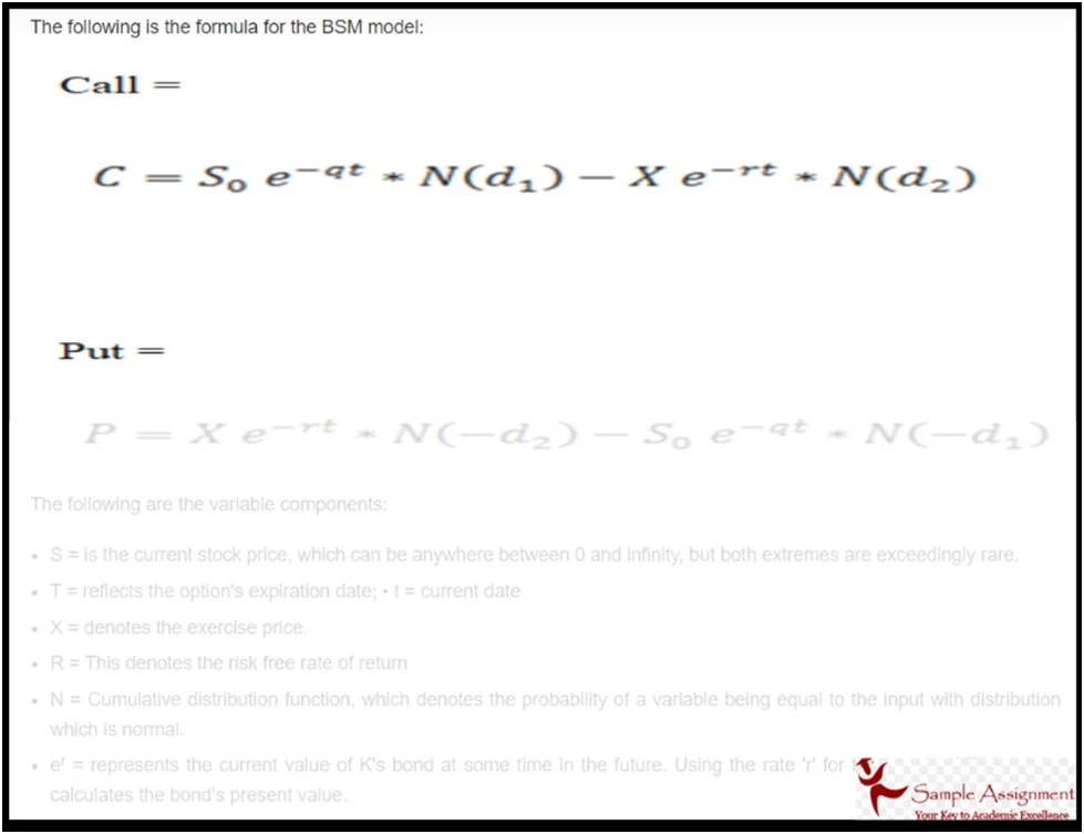 Finance assignment Sample 2